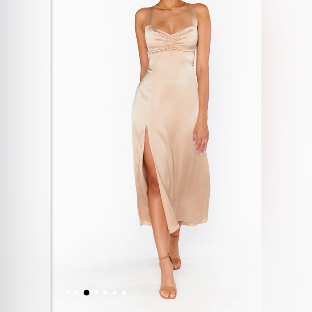 Show Me Your Mumu Satin Midi